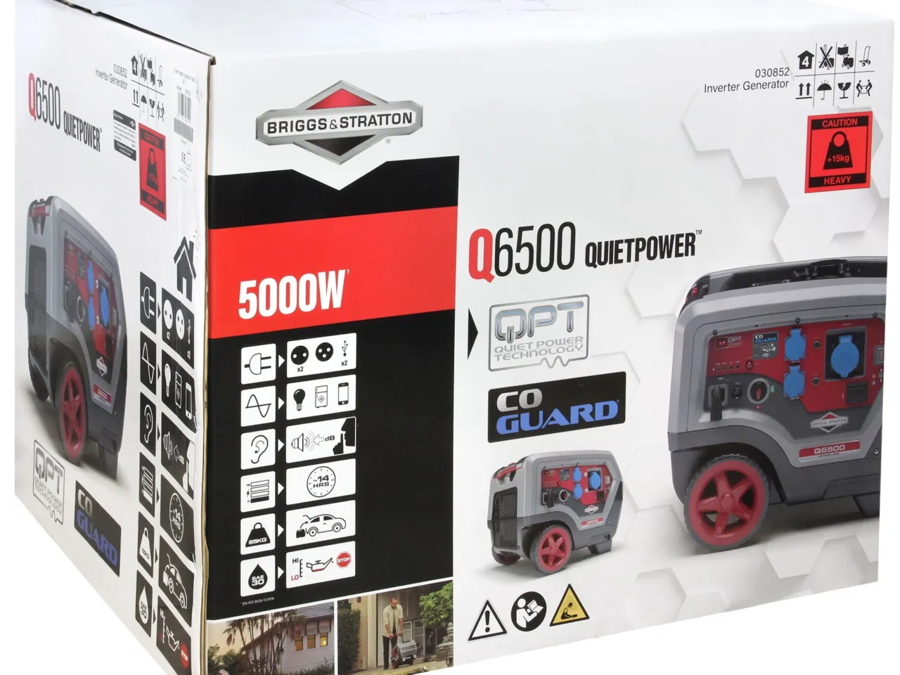 Agregat prądotwórczy generator inwertorowy Briggs&Stratton Q6500 230V 5.0kW, zdjęcie 8