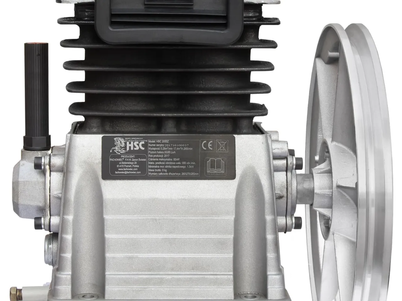 Agregat sprężarkowy 1.5 kW jednostopniowy, zdjęcie 4