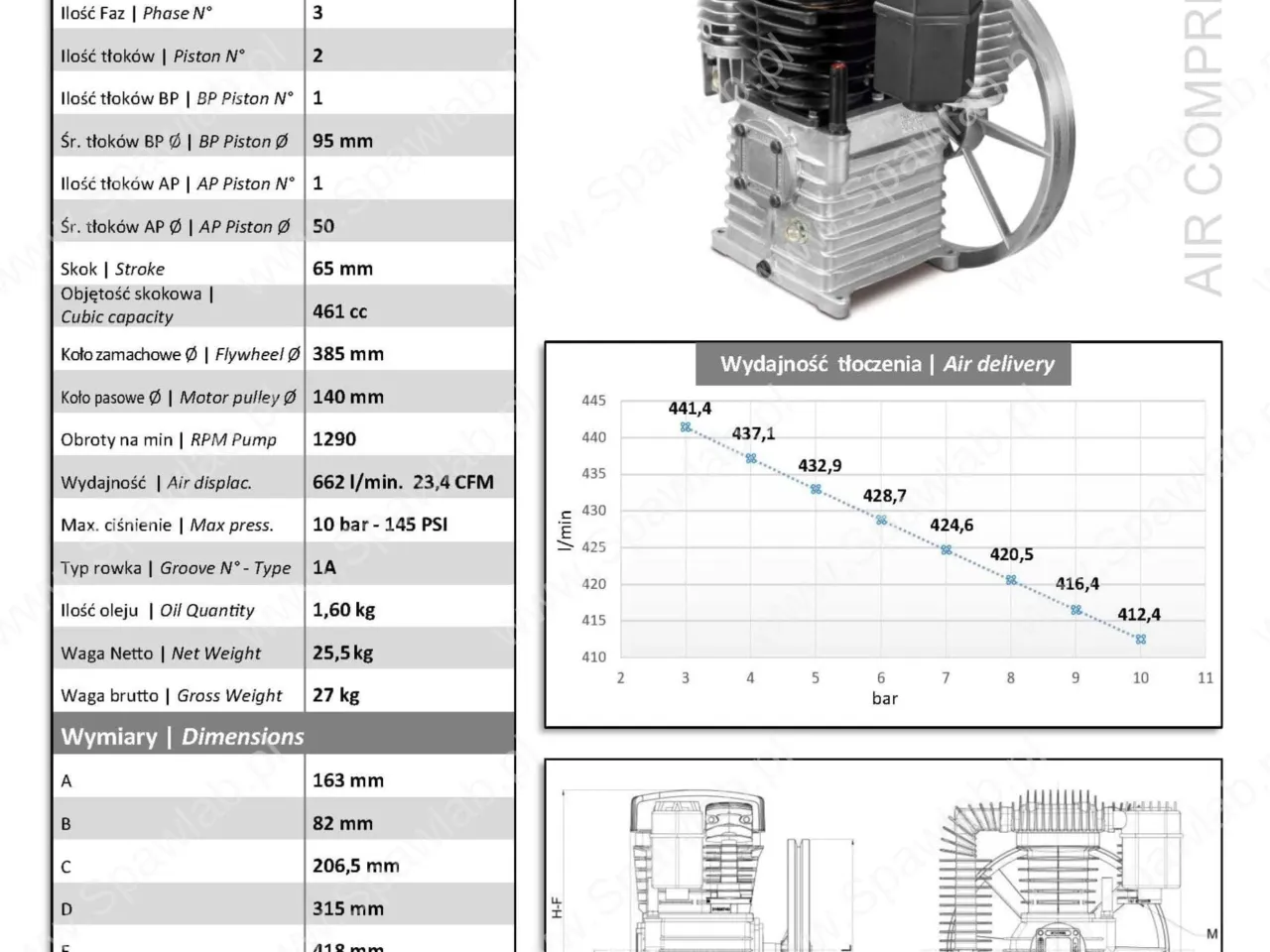 Agregat sprężarkowy SHAMAL K28 4kW, zdjęcie 6