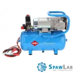 Airpress Cichy kompresor bezolejowy dwutłokowy DC 24-225/15 10 bar 0.75 KM/0.55 kW 24V 180 l/min 15 l