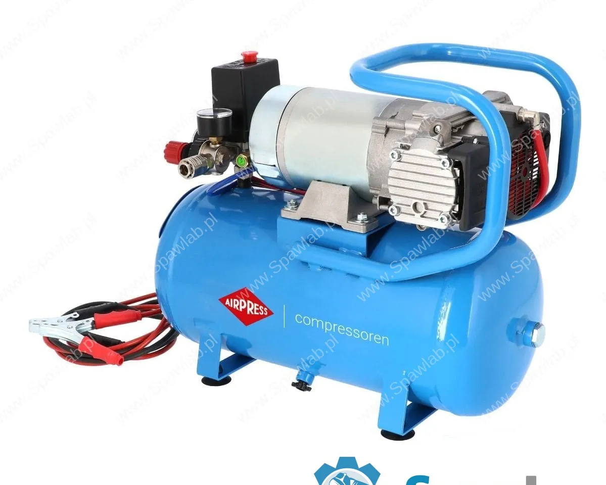 Airpress Cichy kompresor bezolejowy dwutłokowy DC 24-225/15 10 bar 0.75 KM/0.55 kW 24V 180 l/min 15 l, zdjęcie 2