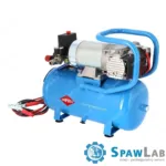Airpress Cichy kompresor bezolejowy dwutłokowy DC 24-225/15 10 bar 0.75 KM/0.55 kW 24V 180 l/min 15 l, zdjęcie 2