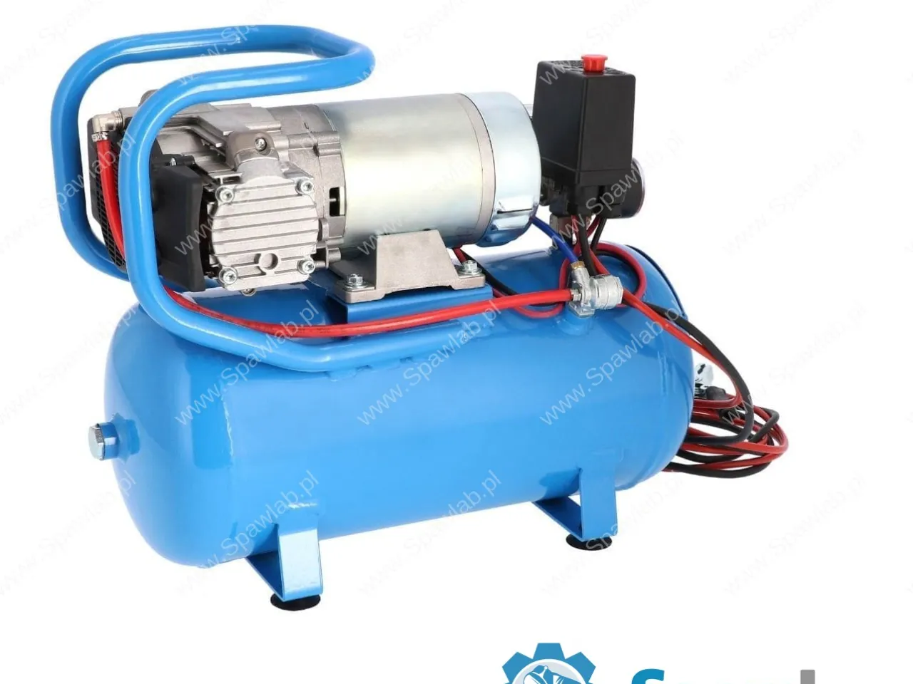 Airpress Cichy kompresor bezolejowy dwutłokowy DC 24-225/15 10 bar 0.75 KM/0.55 kW 24V 180 l/min 15 l, zdjęcie 4