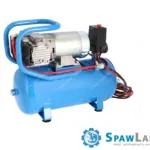 Airpress Cichy kompresor bezolejowy dwutłokowy DC 24-225/15 10 bar 0.75 KM/0.55 kW 24V 180 l/min 15 l, zdjęcie 4
