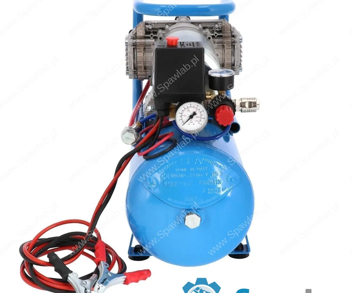 Airpress Cichy kompresor bezolejowy dwutłokowy DC 24-225/15 10 bar 0.75 KM/0.55 kW 24V 180 l/min 15 l, zdjęcie 6