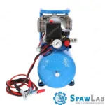 Airpress Cichy kompresor bezolejowy dwutłokowy DC 24-225/15 10 bar 0.75 KM/0.55 kW 24V 180 l/min 15 l, zdjęcie 6