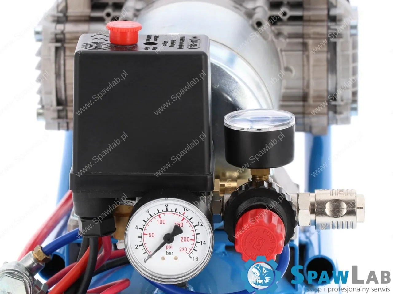 Airpress Cichy kompresor bezolejowy dwutłokowy DC 24-225/15 10 bar 0.75 KM/0.55 kW 24V 180 l/min 15 l, zdjęcie 9