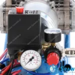 Airpress Cichy kompresor bezolejowy dwutłokowy DC 24-225/15 10 bar 0.75 KM/0.55 kW 24V 180 l/min 15 l, zdjęcie 9