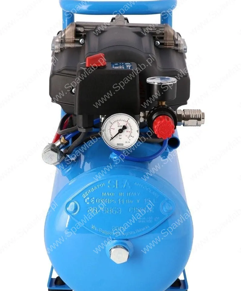 Airpress Cichy kompresor bezolejowy dwutłokowy LMO 15-210 10 bar 0.75 KM/0.55 kW 125 l/min 15 l, zdjęcie 7