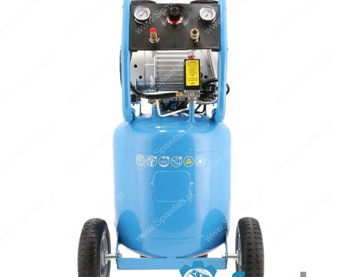 Airpress Cichy kompresor bezolejowy dwutłokowy pionowy 8 bar 2 KM/1.5 kW 150 l/min 38 l LMVO 40-250, zdjęcie 2