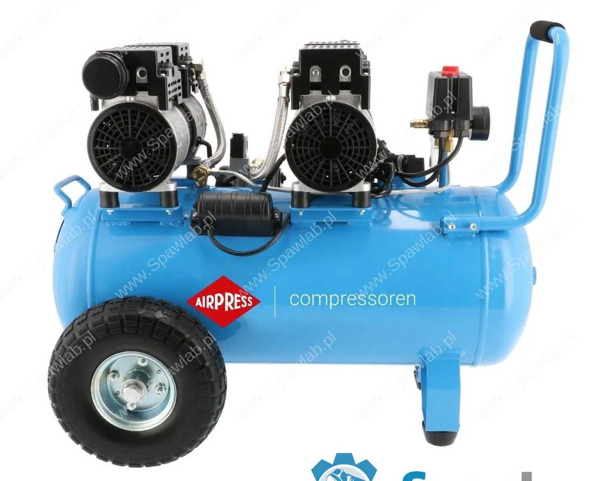 Airpress Cichy kompresor bezolejowy LMO 50-270 8 bar 2 KM/1.5 kW 185 l/min 50 l, zdjęcie 2