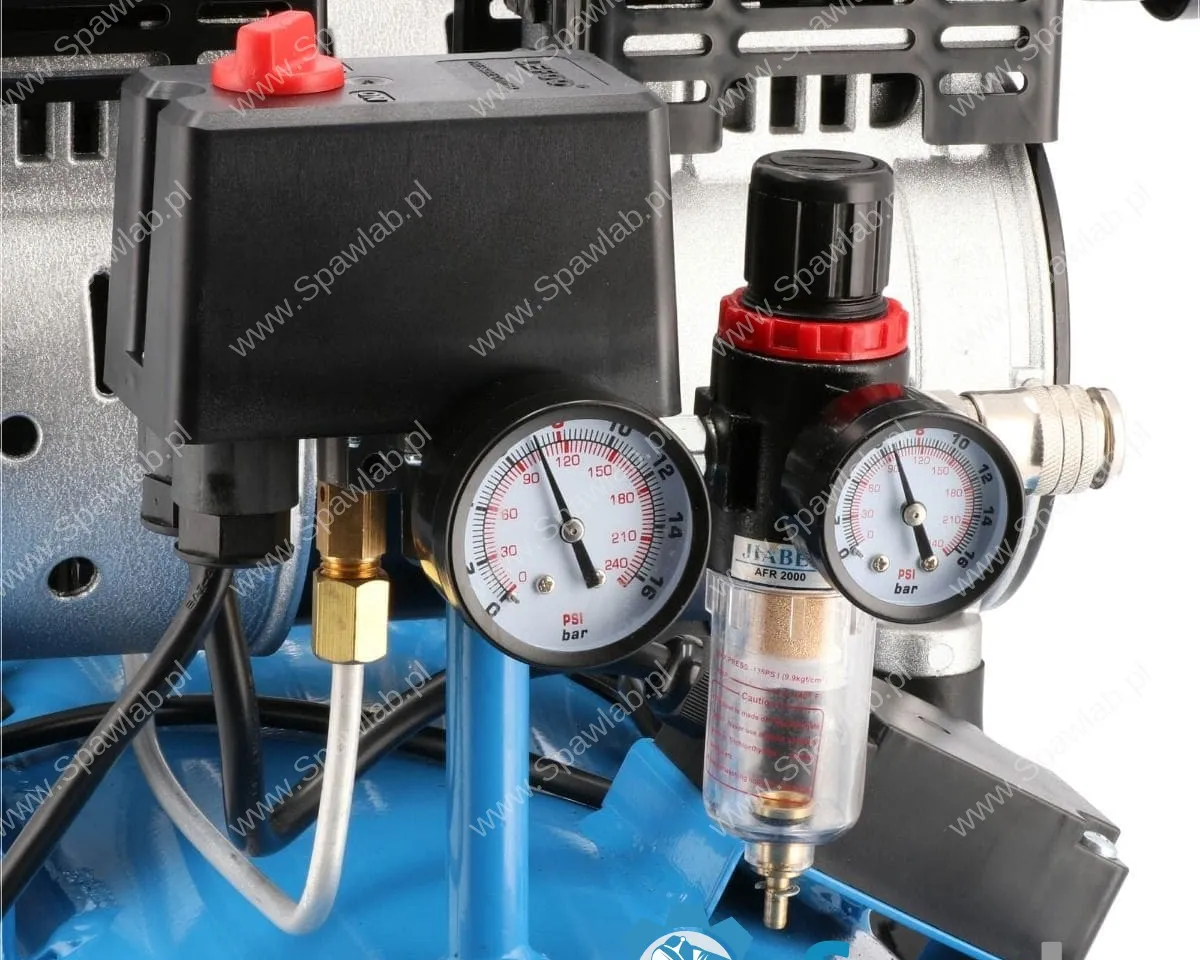 Airpress Cichy kompresor bezolejowy LMO 50-270 8 bar 2 KM/1.5 kW 185 l/min 50 l, zdjęcie 4