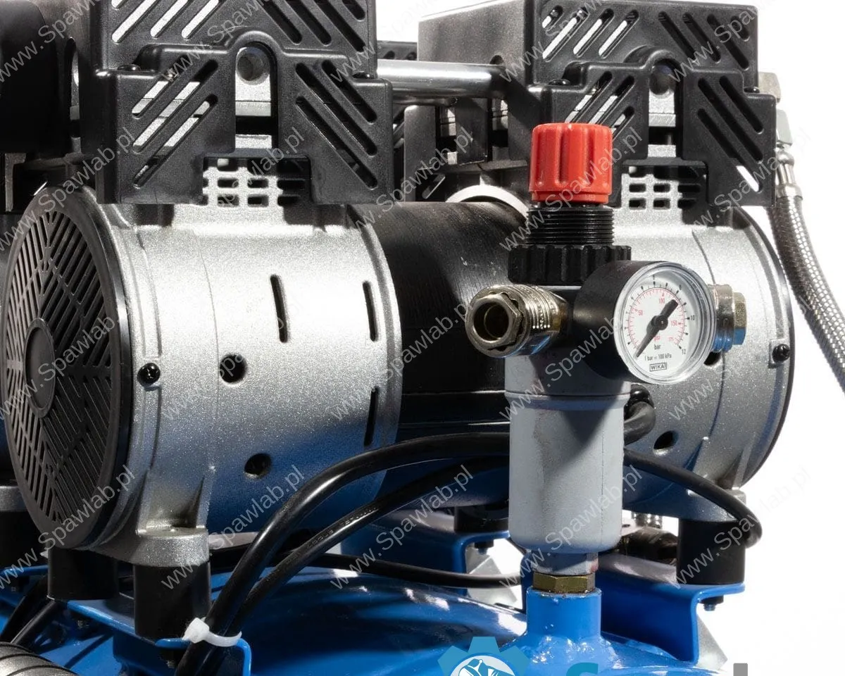 Airpress Cichy kompresor bezolejowy LMO 90-380 8 bar 3 KM (3 x 1 KM) / 2,25 kW 280 l/min 90 l, zdjęcie 8