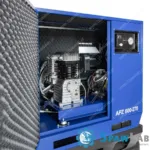 Airpress Cichy kompresor dwutłokowy APZ 600-270 10 bar 5.5 KM/4 kW 465 l/min 270 l, zdjęcie 5