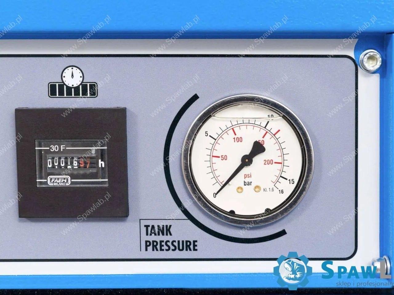 Airpress Cichy kompresor dwutłokowy APZ 900+ 11 bar 7.5 KM/5.5 kW 400V 665 l/min 3 l - połączenie gwiazda-trójkąt, zdjęcie 12