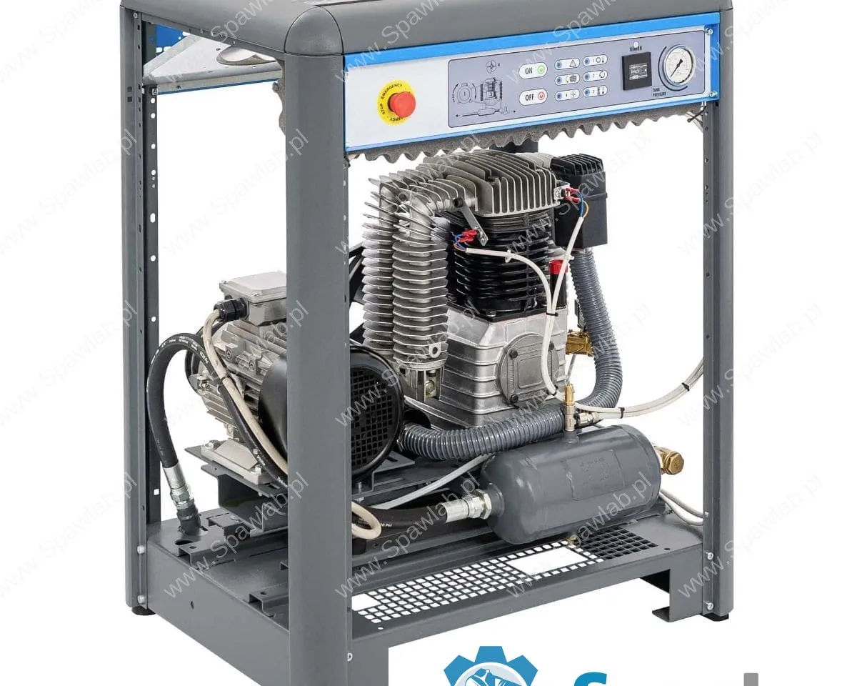 Airpress Cichy kompresor dwutłokowy APZ 900+ 11 bar 7.5 KM/5.5 kW 400V 665 l/min 3 l - połączenie gwiazda-trójkąt, zdjęcie 2