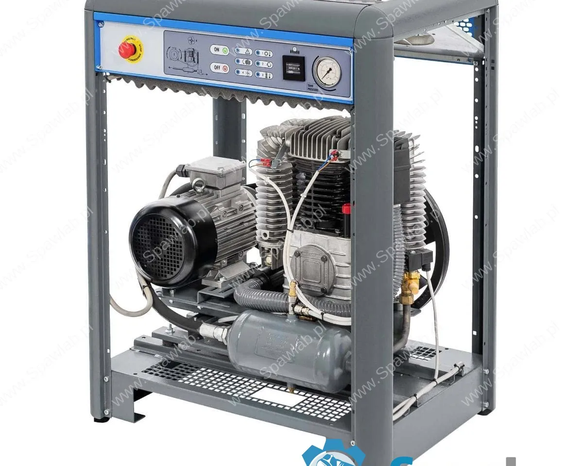 Airpress Cichy kompresor dwutłokowy APZ 900+ 11 bar 7.5 KM/5.5 kW 400V 665 l/min 3 l - połączenie gwiazda-trójkąt, zdjęcie 4