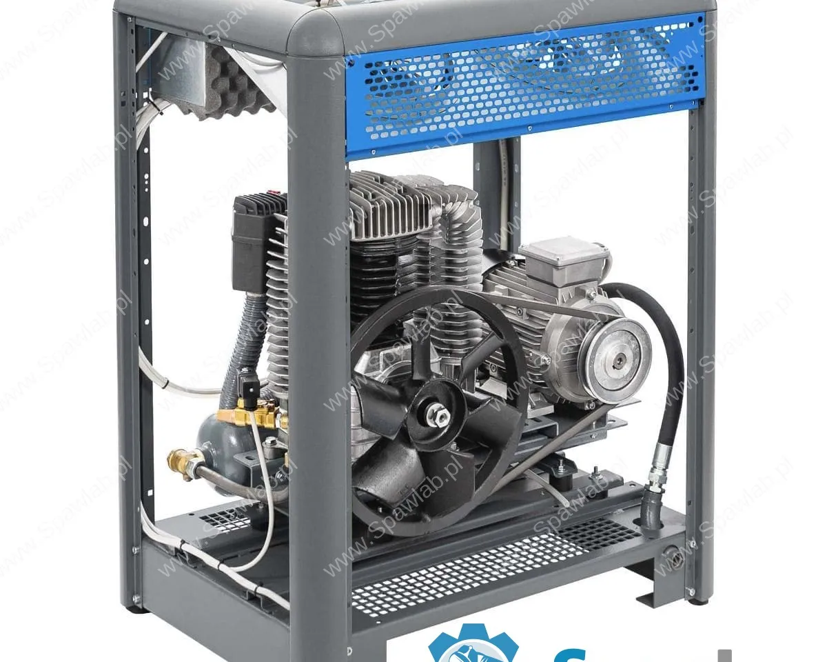 Airpress Cichy kompresor dwutłokowy APZ 900+ 11 bar 7.5 KM/5.5 kW 400V 665 l/min 3 l - połączenie gwiazda-trójkąt, zdjęcie 6