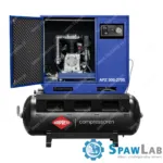 Airpress Cichy kompresor dwutłokowy APZ 900-270S 10 bar 7.5 KM/5.5 kW 611 l/min 270 l - połączenie gwiazda-trójkąt, zdjęcie 2