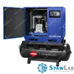 Airpress Cichy kompresor dwutłokowy APZ 900-270S 10 bar 7.5 KM/5.5 kW 611 l/min 270 l - połączenie gwiazda-trójkąt, zdjęcie 3