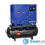 Airpress Cichy kompresor dwutłokowy APZ 900-270S 10 bar 7.5 KM/5.5 kW 611 l/min 270 l - połączenie gwiazda-trójkąt, zdjęcie 4