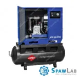 Airpress Cichy kompresor dwutłokowy APZ 900-270S 10 bar 7.5 KM/5.5 kW 611 l/min 270 l - połączenie gwiazda-trójkąt, zdjęcie 5