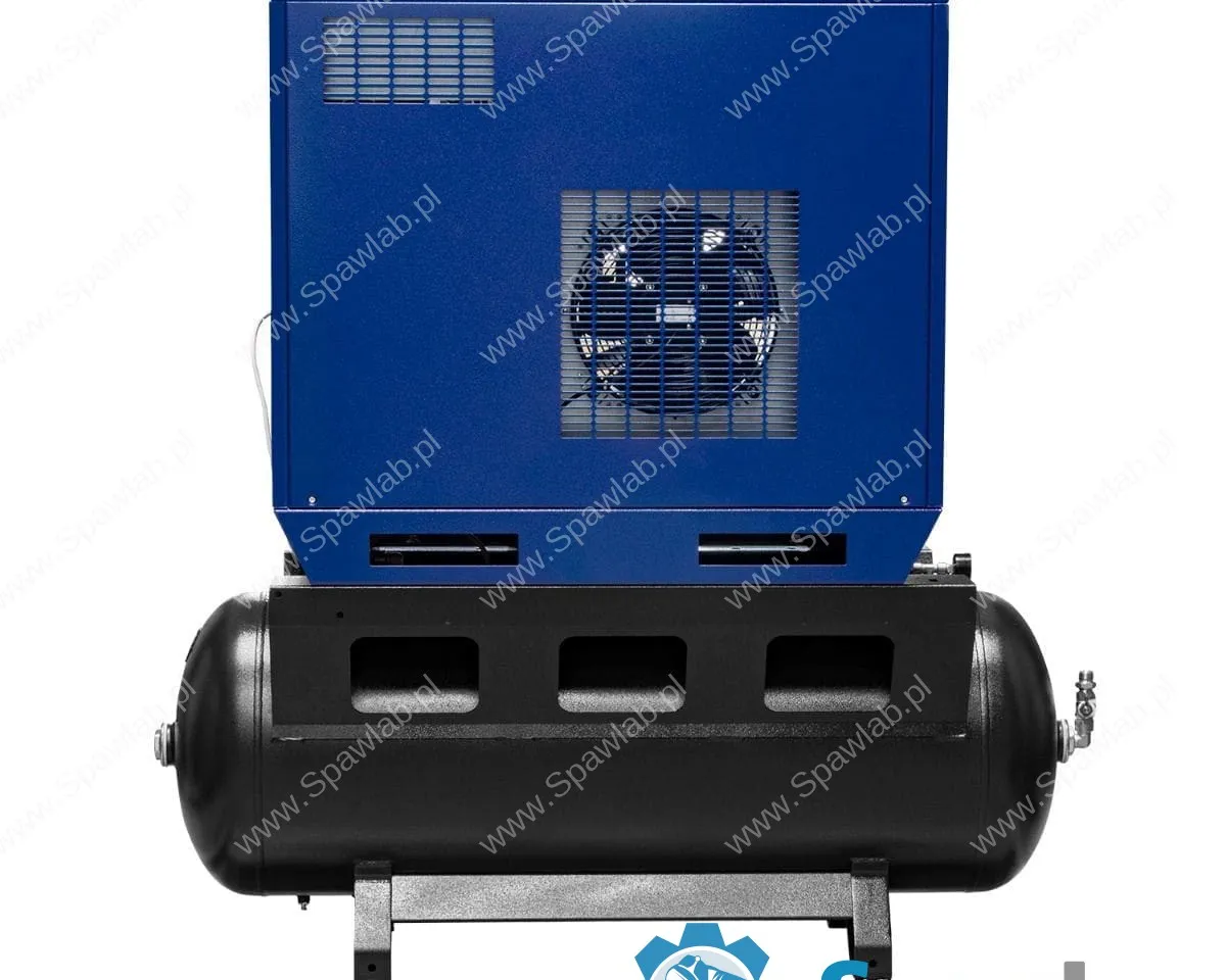 Airpress Cichy kompresor dwutłokowy APZ 900-270S 10 bar 7.5 KM/5.5 kW 611 l/min 270 l - połączenie gwiazda-trójkąt, zdjęcie 7