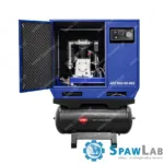 Airpress Cichy kompresor dwutłokowy APZ 900-90-90S 10 bar 7.5 KM/5.5 kW 611 l/min 2×90 l - połączenie gwiazda-trójkąt