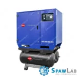 Airpress Cichy kompresor dwutłokowy APZ 900-90-90S 10 bar 7.5 KM/5.5 kW 611 l/min 2×90 l - połączenie gwiazda-trójkąt, zdjęcie 2