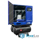 Airpress Cichy kompresor dwutłokowy APZ 900-90-90S 10 bar 7.5 KM/5.5 kW 611 l/min 2×90 l - połączenie gwiazda-trójkąt, zdjęcie 5