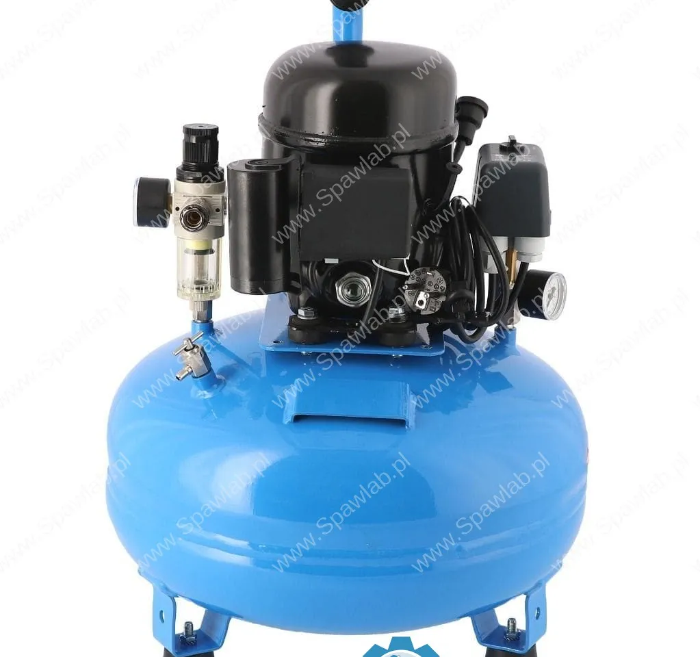 Airpress Cichy kompresor dwutłokowy L 50-24 8 bar 0.5 KM/0.37 kW 32 l/min 24 l, zdjęcie 6
