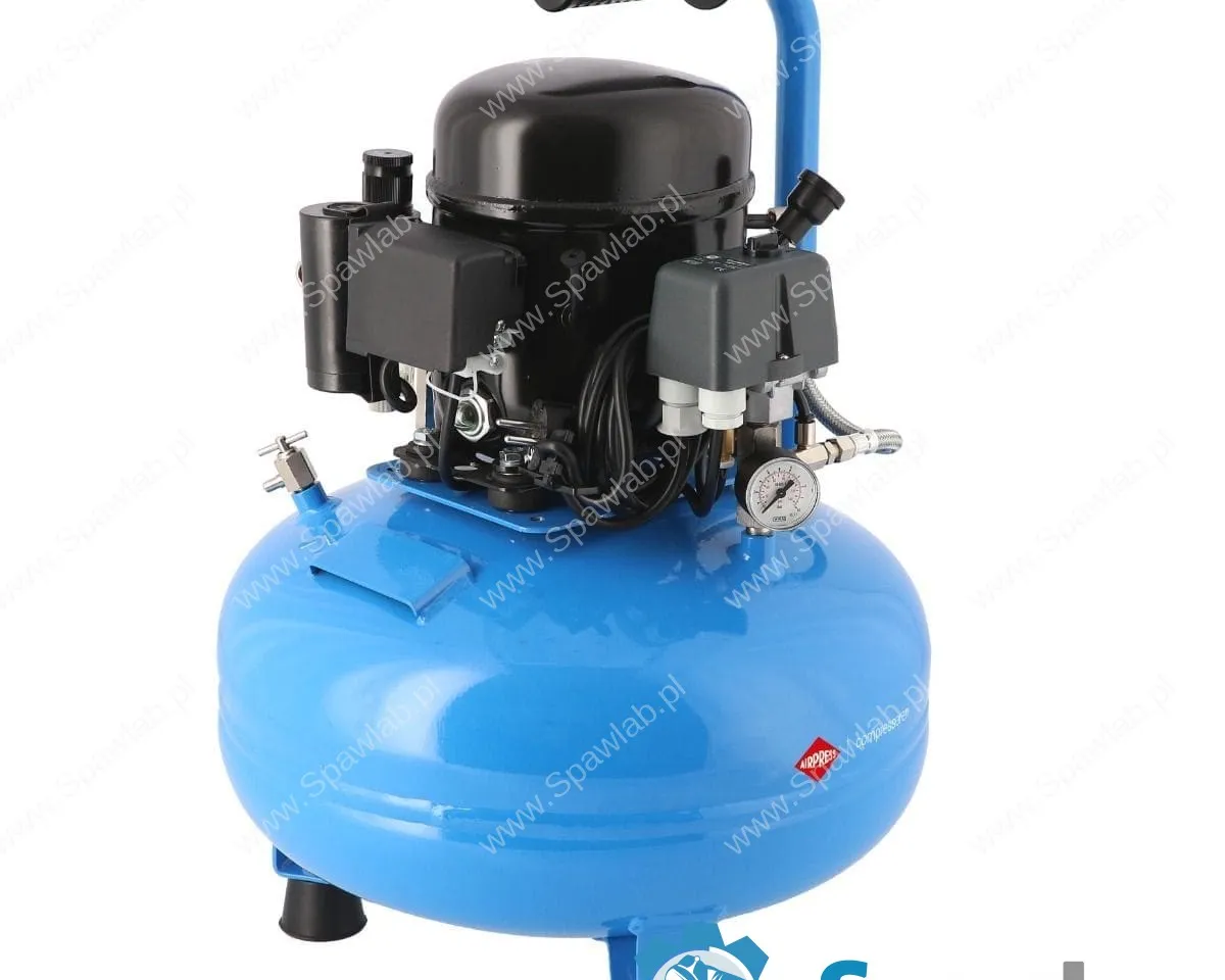 Airpress Cichy kompresor dwutłokowy L 50-24 8 bar 0.5 KM/0.37 kW 32 l/min 24 l, zdjęcie 7