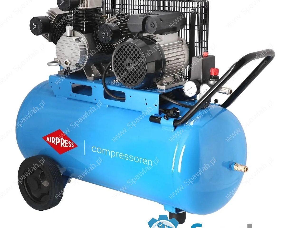 Airpress Kompresor 3 tłokowy LM 100-400 10 bar 3 KM/2.2 kW 320 l/min 100 l, zdjęcie 2