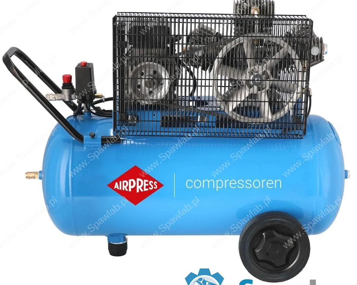Airpress Kompresor 3 tłokowy LM 100-400 10 bar 3 KM/2.2 kW 320 l/min 100 l, zdjęcie 4