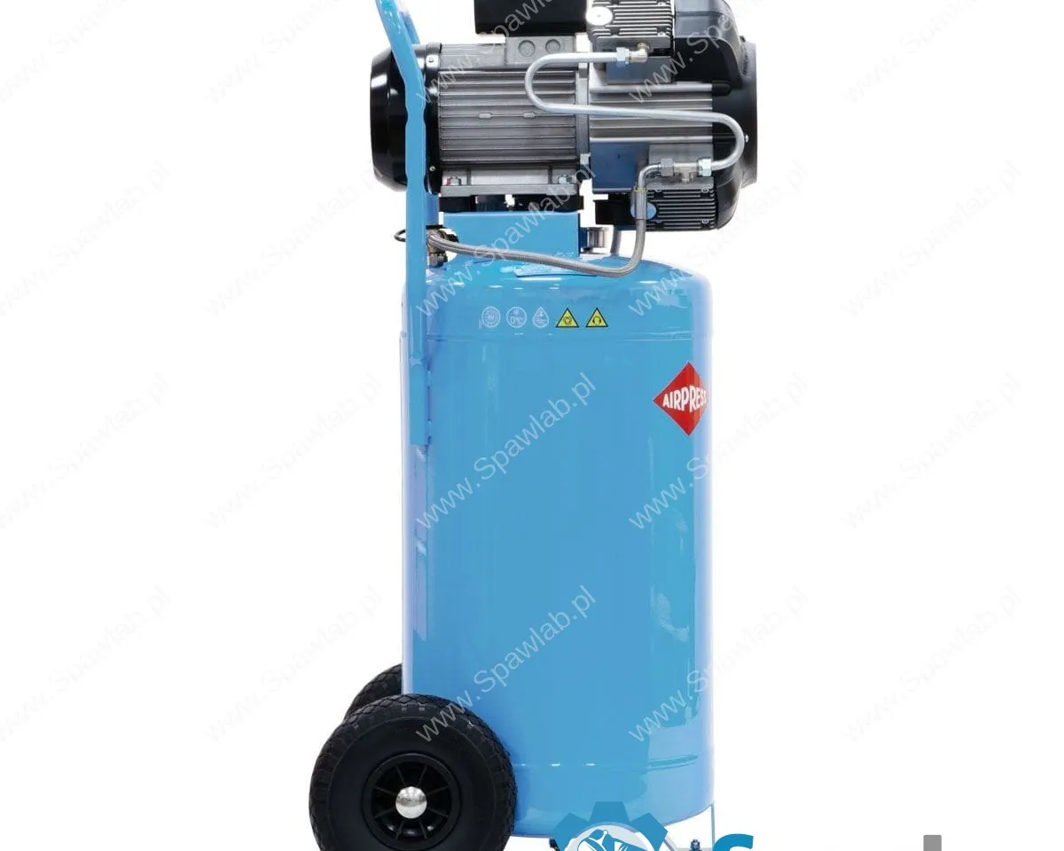 Airpress Kompresor bezolejowy czterotłokowy pionowy LMVO 90-440 10 bar 3.0 KM / 2.2 kW 350 l/min 90l, zdjęcie 2