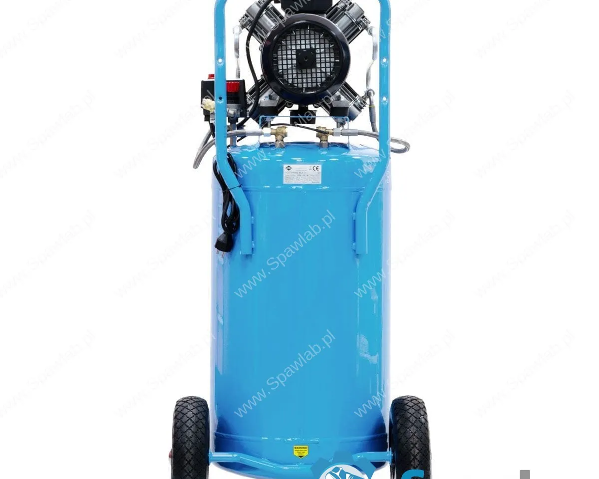 Airpress Kompresor bezolejowy czterotłokowy pionowy LMVO 90-440 10 bar 3.0 KM / 2.2 kW 350 l/min 90l, zdjęcie 4