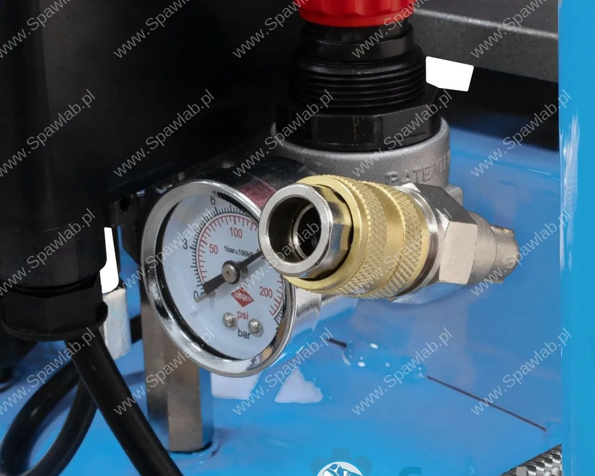 Airpress Kompresor bezolejowy czterotłokowy pionowy LMVO 90-440 10 bar 3.0 KM / 2.2 kW 350 l/min 90l, zdjęcie 9