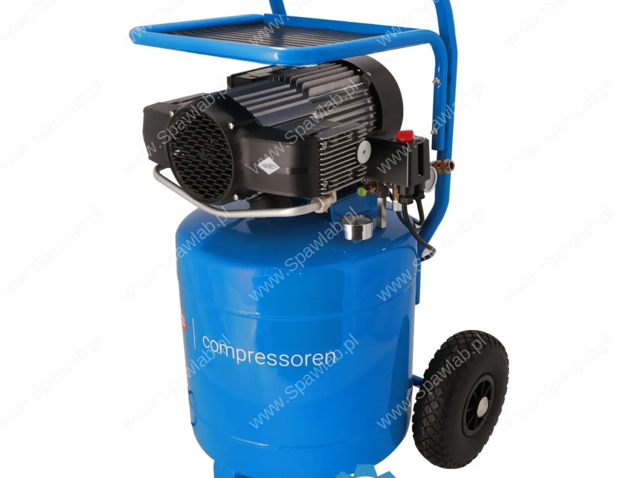 Airpress Kompresor bezolejowy dwutłokowy pionowy LMVO 50-300 10 bar 2 KM/1.5 kW 230 l/min 50 l, zdjęcie 2