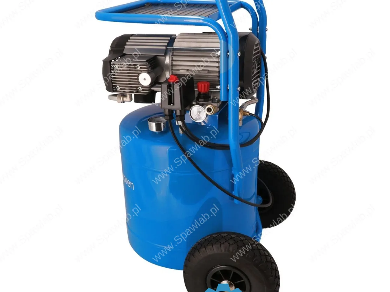 Airpress Kompresor bezolejowy dwutłokowy pionowy LMVO 50-300 10 bar 2 KM/1.5 kW 230 l/min 50 l, zdjęcie 3