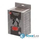 Airpress Kompresor bezolejowy HLO 215-25 + zestaw do garażu domowego, zdjęcie 2
