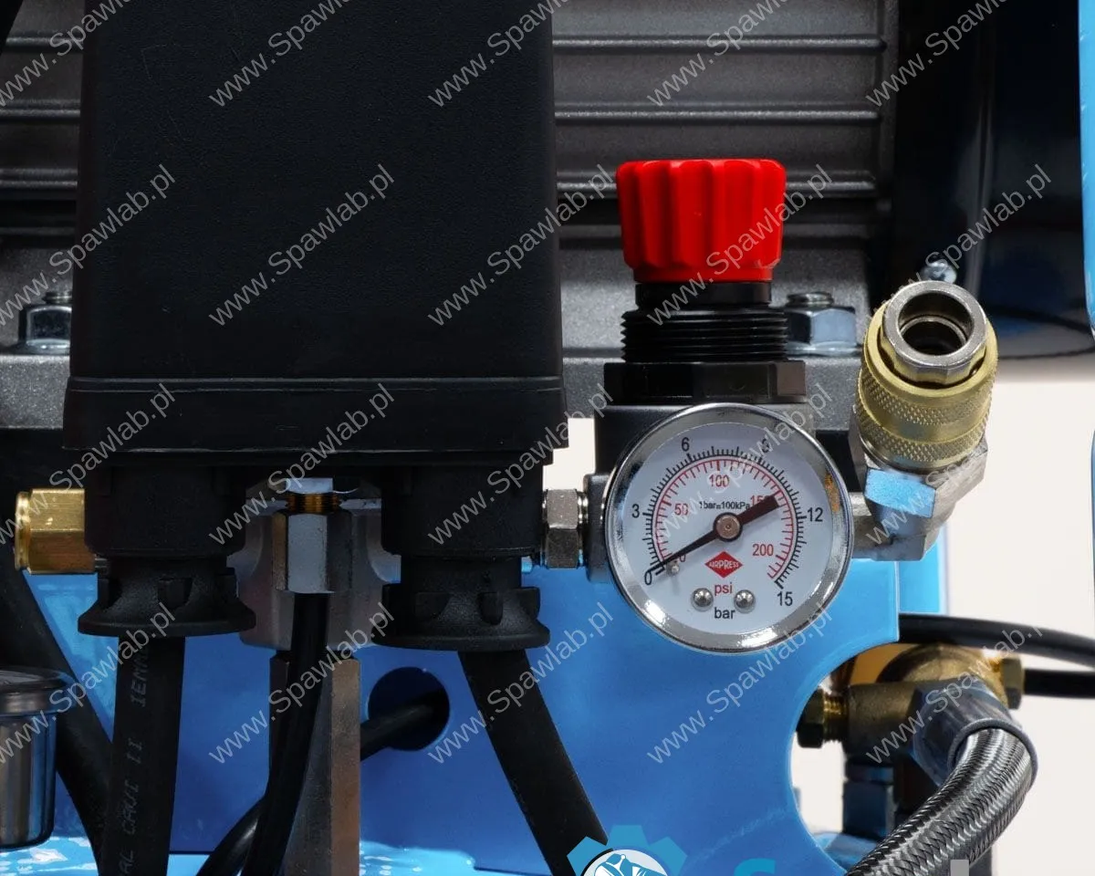 Airpress Kompresor bezolejowy pionowy LMVO 90-580 10 bar 3.0 KM / 2.2 kW 400V 400 l/min 90l, zdjęcie 7