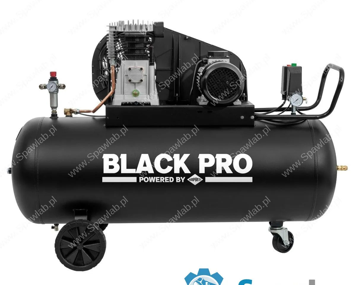 Airpress Kompresor dwutłokowy Black Pro B2800B 10 bar 3 KM/2.2 kW 289.3 l/min 200 l