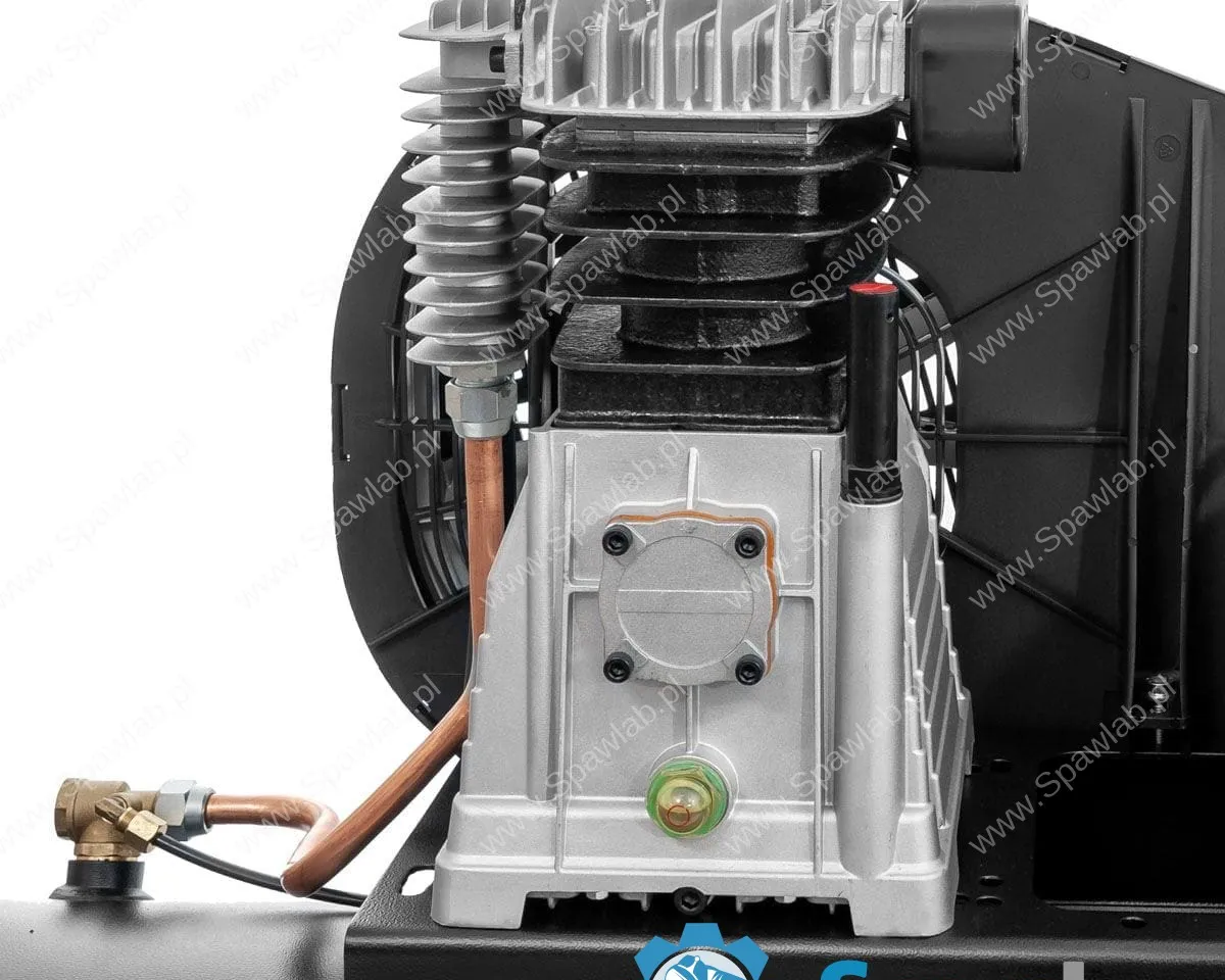 Airpress Kompresor dwutłokowy Black Pro B2800B 10 bar 3 KM/2.2 kW 289.3 l/min 200 l, zdjęcie 11