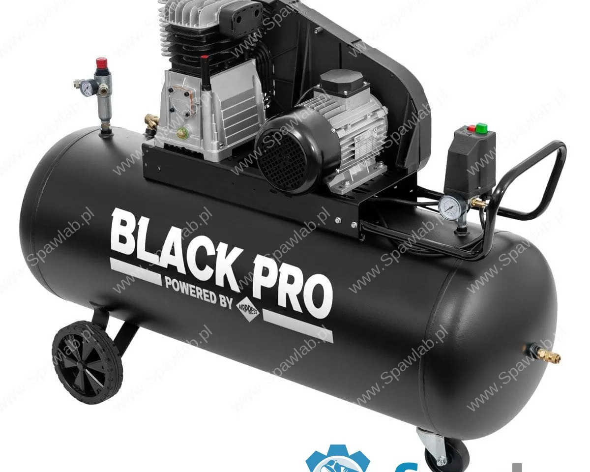 Airpress Kompresor dwutłokowy Black Pro B2800B 10 bar 3 KM/2.2 kW 289.3 l/min 200 l, zdjęcie 4