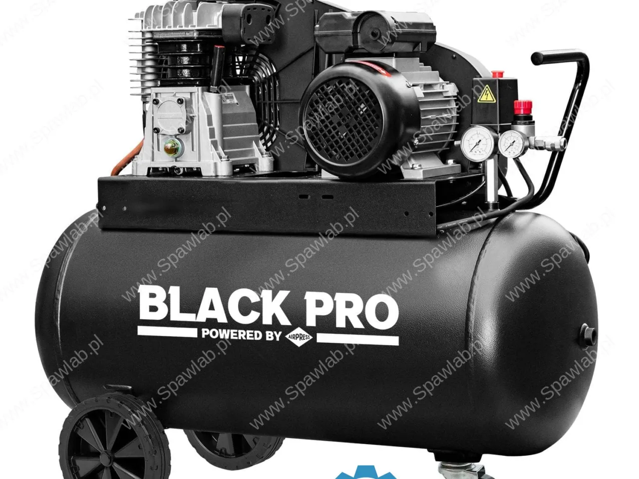 Airpress Kompresor dwutłokowy Black Pro B2800B10 bar 3 KM/2.2 kW 245.6 l/min 90 l, zdjęcie 2