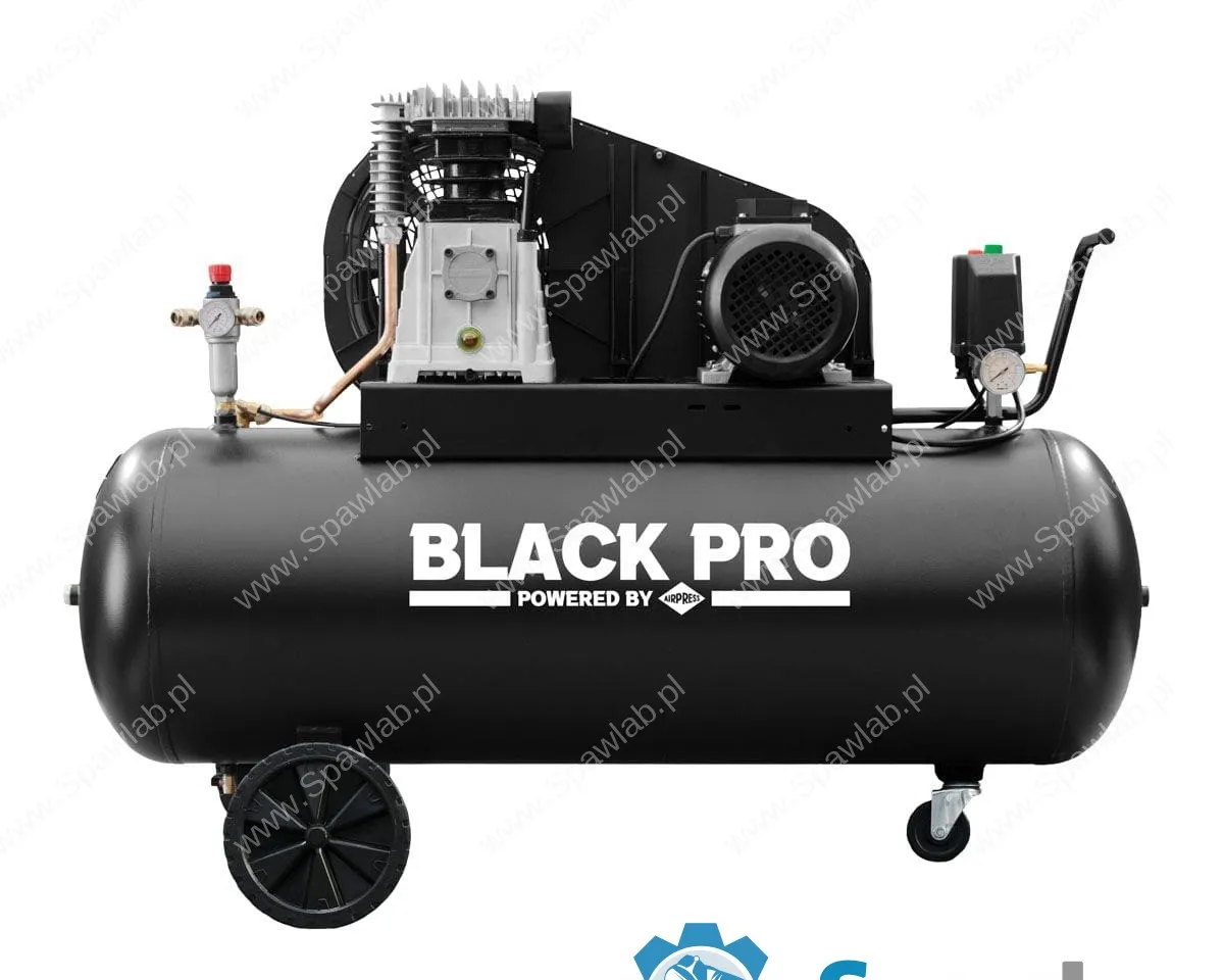 Airpress Kompresor dwutłokowy Black Pro B3800B 10 bar 3 KM/2.2 kW 289.3 l/min 150 l