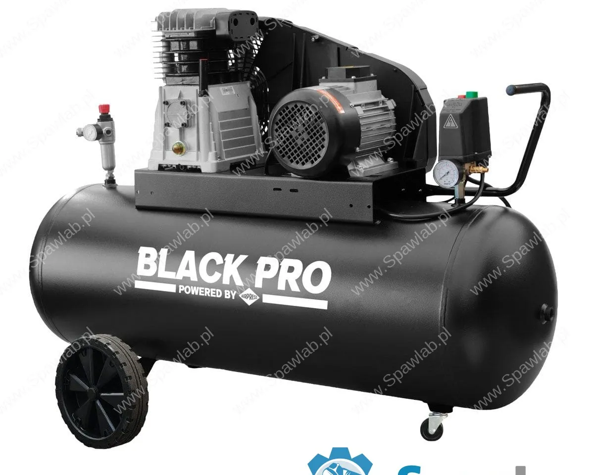 Airpress Kompresor dwutłokowy Black Pro B3800B 10 bar 3 KM/2.2 kW 289.3 l/min 150 l, zdjęcie 2