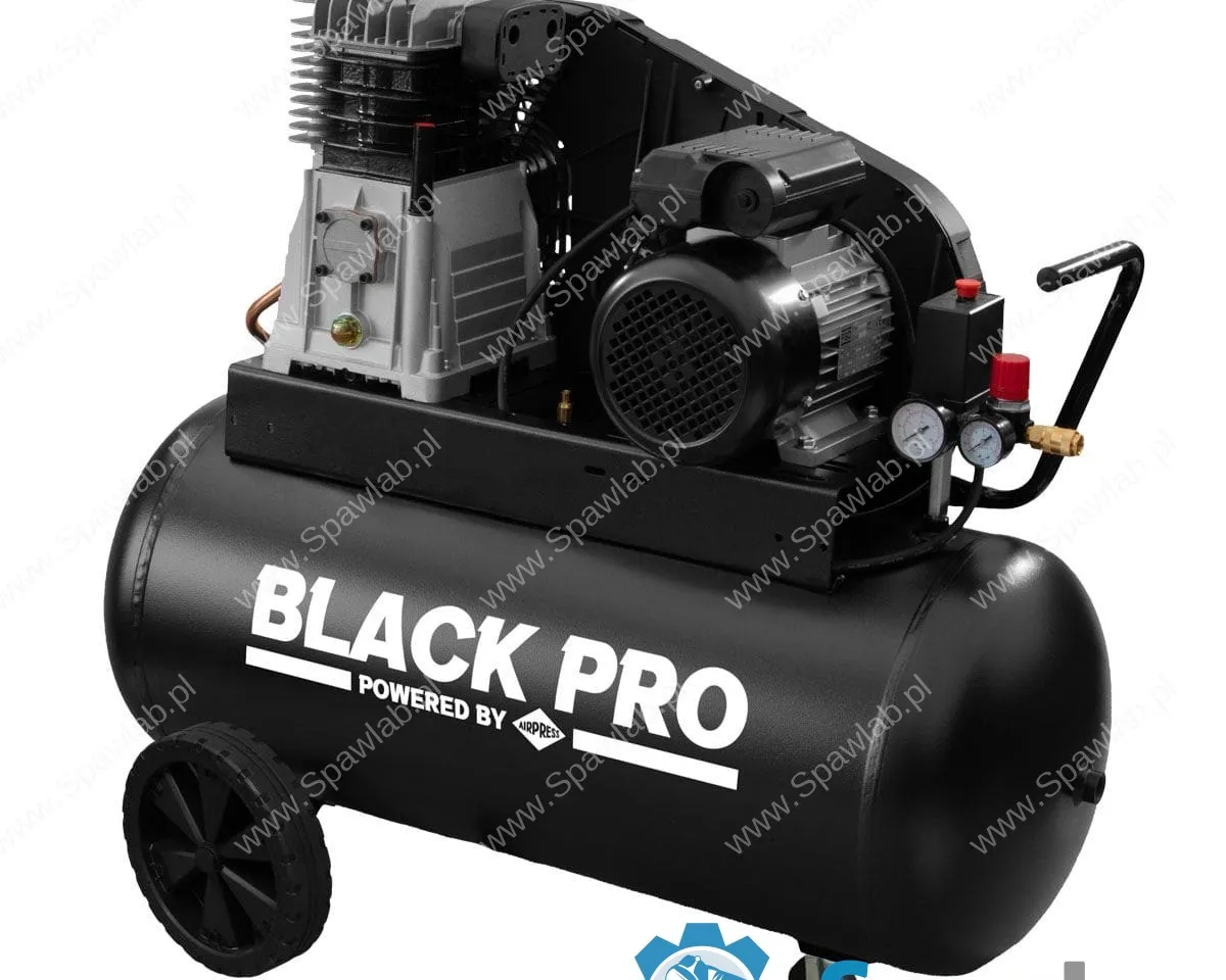 Airpress Kompresor dwutłokowy Black Pro B3800B 10 bar 3 KM/2.2 kW 289.3 l/min 90 l, zdjęcie 2