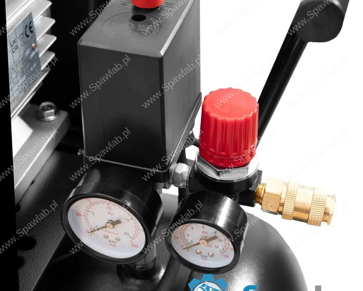 Airpress Kompresor dwutłokowy Black Pro B3800B 10 bar 3 KM/2.2 kW 289.3 l/min 90 l, zdjęcie 7