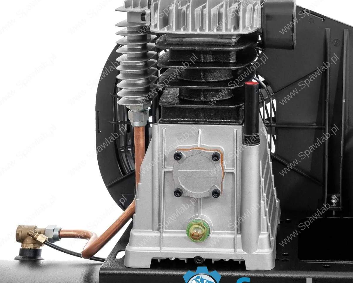 Airpress Kompresor dwutłokowy Black Pro B3800B 10 bar 4 KM/3 kW 368.2 l/min 200 l, zdjęcie 4